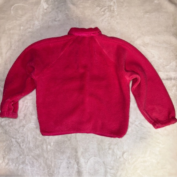 NWT Blu Pepper Pink Soft Fleece Snap Button Up Teddy Jacket Size Small - Picture 10 of 14
